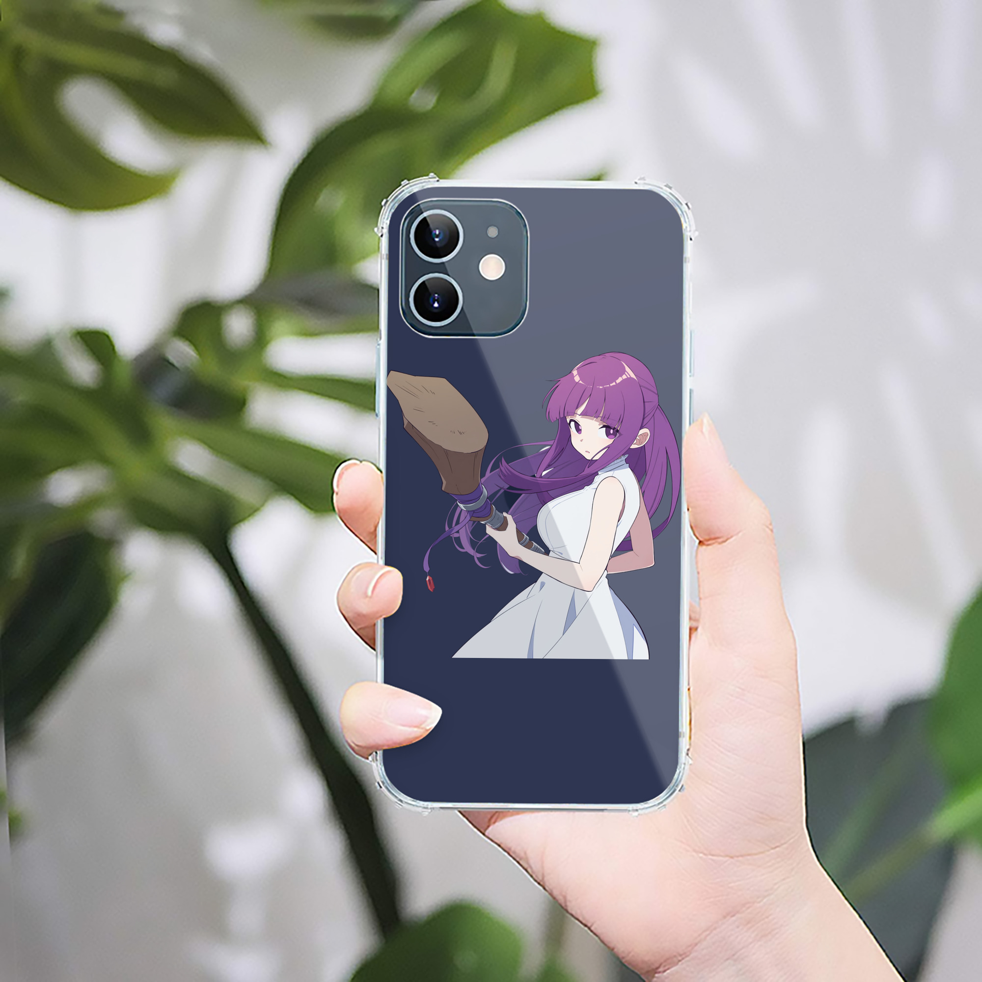 （画像用） 葬送のフリーレン Frieren 【iPhone 12シリーズ対応】透明スマホケース（クリアソフトケース）